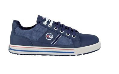 Cofra 35000-002 Sicherheitsschuhe S3 Sneaker-Optik Gr. 44 blau Nubukleder