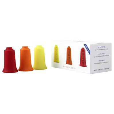 BellaBambi mini trio Schröpfsauger Set 3 Stéck Silikon 20 mm Faszien Massage