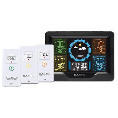 La Crosse Technology WS6304 Wetterstation Farbdisplay 3 Sensoren Defekt