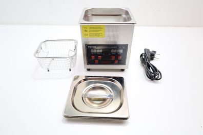 VEVOR Ultraschallreiniger 2 L 160 W Edelstahl mit Digitalanzeige Defekt