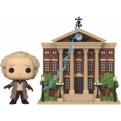 Zurück in die Zukunft POP! Town Vinyl Figur Doc w/Clock Tower 9 cm