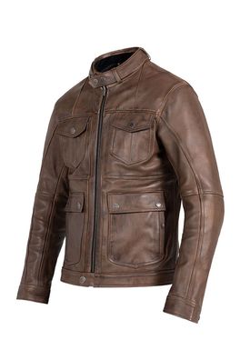John Doe Motorrad Lederjacke Leather Jacket Drifter Brown