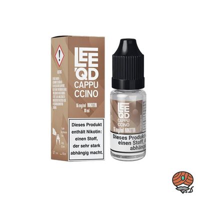 LEEQD Cappuccino 16mg/ml Nikotin, Liquid 10ml