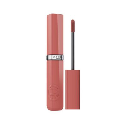 L'Oréal Infallible LAQUE flüssiger Lipgloss mit Vinyleffekt #Smoked Rose 4,3 ml