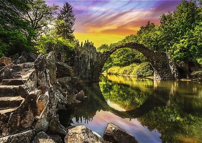 Rakotzbrücke in Kromlau, Deutschland