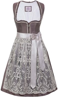 MarJo Dirndl Henrike 58er Länge rosenholz - Größe: 32