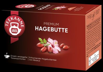Teekanne Gastro Feinste Hagebutte (20 Teebeutel, 70 g)