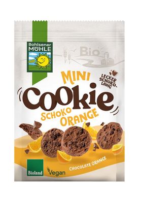 3x Bohlsener Mühle Mini Cookie Schoko Orange 125g