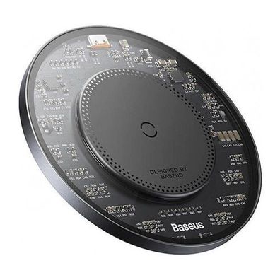 Baseus Qi-zertifiziertes 15W Kabelloses Ladegerät mit 1m USB-C zu USB-C Kabel, 2