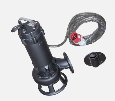 Industrie Fäkalienpumpe Schmutzwasserpumpe 7,5 kW 380V mit Schneidwerk ?AKTION?