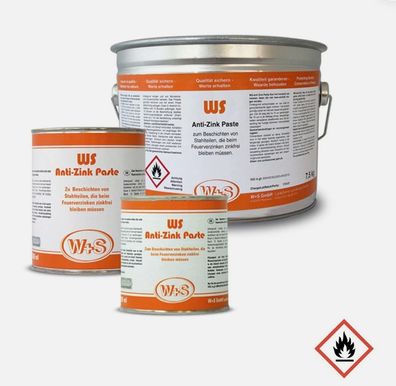 Antizinkpaste 1000 ml für Feuerverzinken Stahl zinkfrei hitzebeständige * TOP*