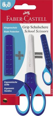 Faber-Castell 181549 Schulschere Grip blau