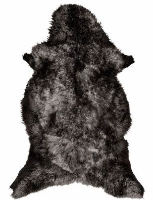 Schaffell Echt | Silbergrau, ca. 112 cm | Weichflor | Öko gegerbt
