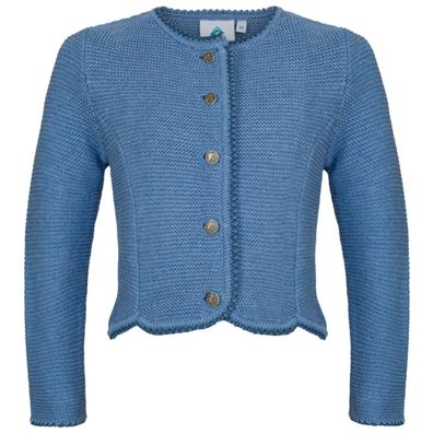 Kinderstrickjacke 47068 jeansblau