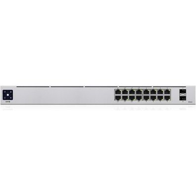 USW-16-POE (grau, 42W PoE Budget)