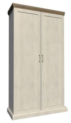 Kleiderschrank ROYAL S2D Schrank 2 Türiger Drehtürenschrank