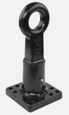 Zugöse Pitonfix drehbar 20 t Ø 76 mm 160x160 mm M20x80 330 Nm