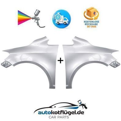 Kotflügel VW Golf PLUS Links + Rechts LA7W 05-14 Neu Lackiert