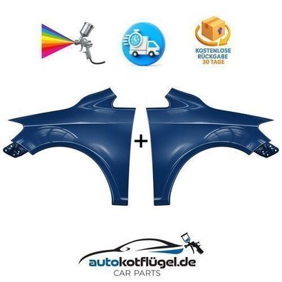 Kotflügel VW Golf PLUS Links + Rechts LC5F 05-14 Neu Lackiert
