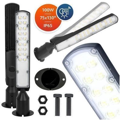 Straßenleuchte LED CYOTO LX 100W Dämmerungssensor farbneutral Außenleuchte IP65
