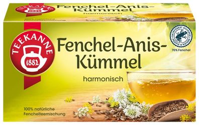 Teekanne Fenchel-Anis-Kümmel (20 Teebeutel, 40 g)