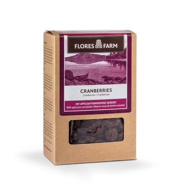 6x Flores Farm Premium Bio Cranberries 100g