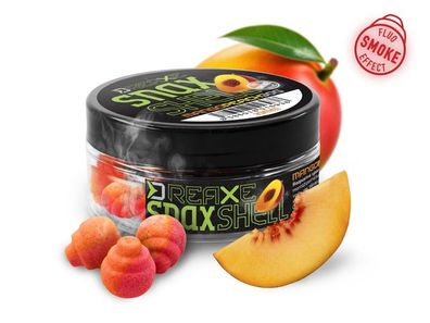 6 x D SNAX SHELL Köder / Mango-Pfirsich wafters löslich - 10 mm / 30 g
