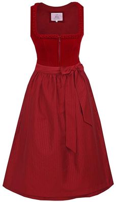 Dirndl Emmering 75cm Länge kirsche