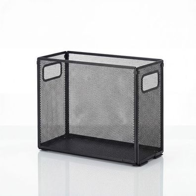 JAN NOWAK Schreibtisch-Organizer Metallkorb Universal Modern Schwarz