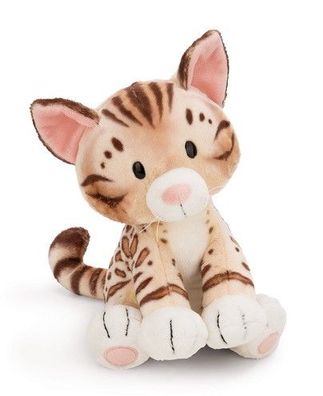 NICI Homies Plüschtier Katze Bengal sitzend 25cm GREEN Neuware