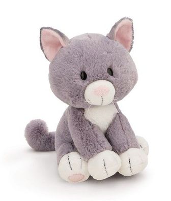 NICI Homies Plüschtier Katze Grau sitzend 25cm GREEN Neuware