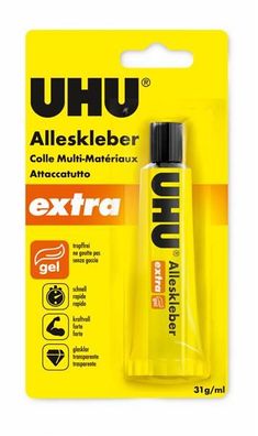 UHU extra Alleskleber tropffrei + sauber Tube, Blister 31g