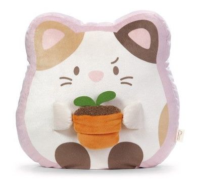 NICI Mymochi Kuscheltier-Kissen Katze Angy mit Blumentopf Neuware
