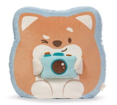 NICI Mymochi Kuscheltier-Kissen Hund Hiro mit Kamera Neuware