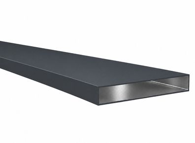 Aluminium Vierkantrohr Rechteckrohr Pulverbeschichtet Aluminiumprofil 140x40 RAL