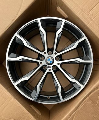 1x Original BMW X3 G01 X4 G02 20 Zoll Doppelspeiche M699 Alufelge 8010268 8,0J ET27