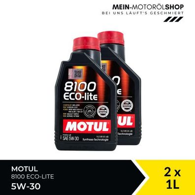 Motul 8100 Eco-lite 5W-30 2x1 Liter