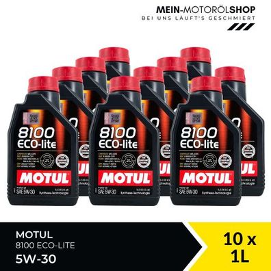 Motul 8100 Eco-lite 5W-30 10x1 Liter