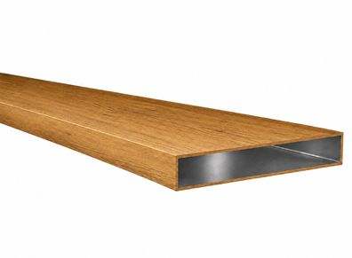 Aluminium Vierkantrohr Rechteckrohr Pulverbeschichtet Aluminiumprofil 140x40 Holz