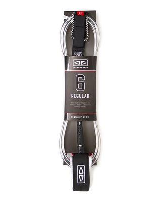 OCEAN&EARTH Surf Leash Regular 6'0" Moulded white