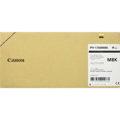 Canon Patrone Canon PFI-1700MBK matt black