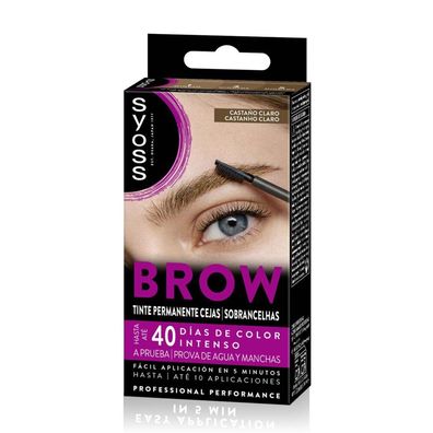Brauentönung permanente Augenbrauen #Light Brown 1 u