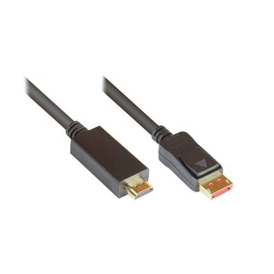 Good Connections Kabel DP1.4-St.-HDMI2.0-St. schwarz 5m