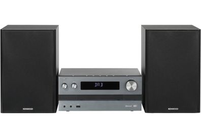 JVC Kenwood M-918DAB-H, Heim-Audio-Mikrosystem, Aluminium, Schwarz, 1 Disks, 10 W, 2