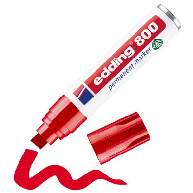 edding 800 Permanentmarker rot