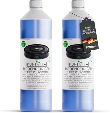 Purivita - Bodenreiniger Wischroboter - 2000ml Fussbodenreiniger