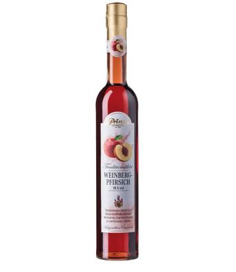Geschenk Prinz Weinberg-Pfirsich-Likör 18% Vol. 0,5 Liter