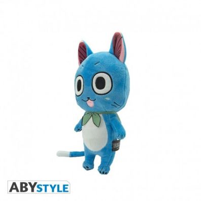 Abysse Corp Happy mit blauem Fell | Fairy Tail Plüschfigur | 25 cm