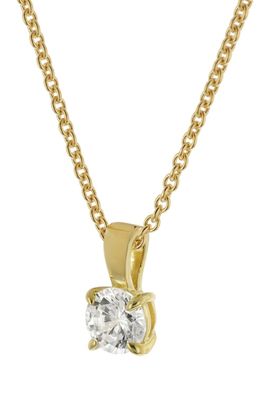 trendor Schmuck Damen-Halskette 925 Silber Vergoldet mit Anhänger 21954