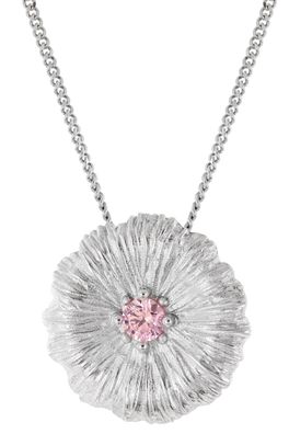 trendor Schmuck Damen-Halskette mit Lotusblatt 925 Silber Rhodiniert 31162-09
